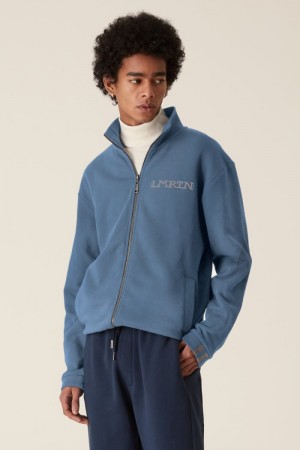 La Martina LMRTN High-neck Sweatshirt Blau | SFNI1125