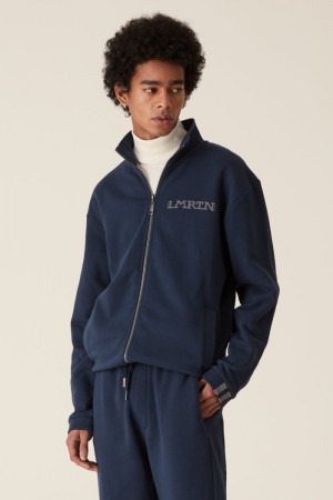 La Martina LMRTN High-neck Sweatshirt Navy | ZPQG4713