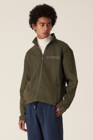 La Martina LMRTN High-neck Sweatshirt Tiefesgrün | SNVX0439