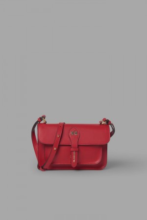 La Martina Leder Kuriertaschen Damen Rot | BTVZ2662