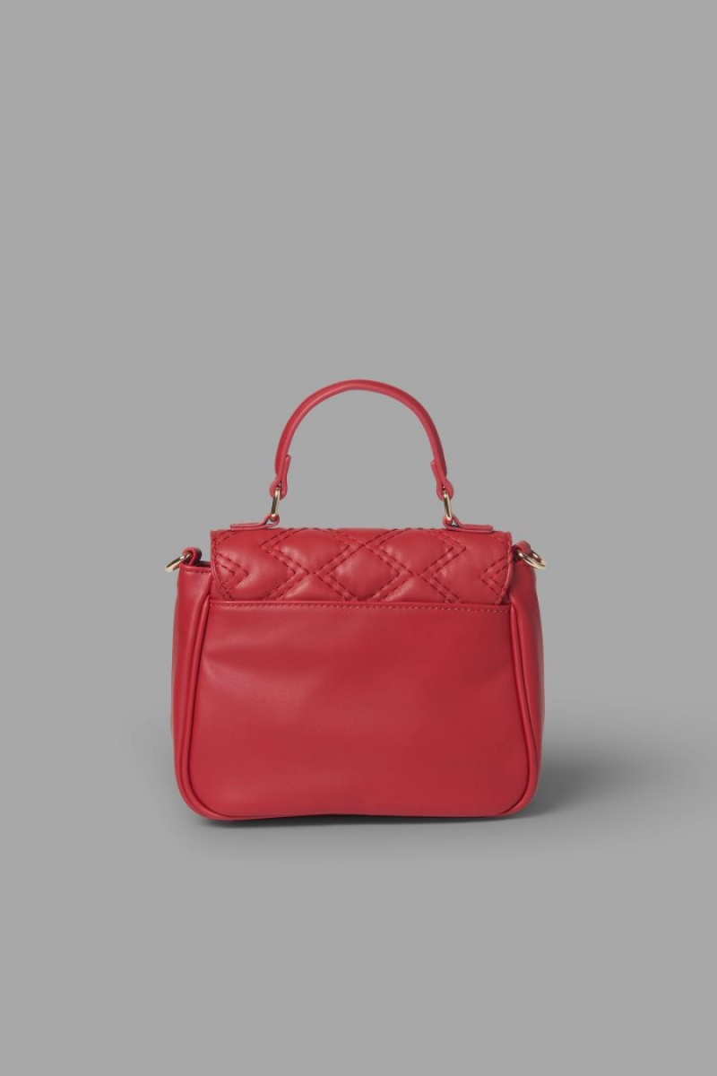 La Martina Faux Leder Kuriertaschen Damen Rot | XOWN5509