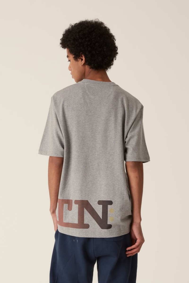 La Martina LMRTN Basic T-shirts Grau | KYND4535