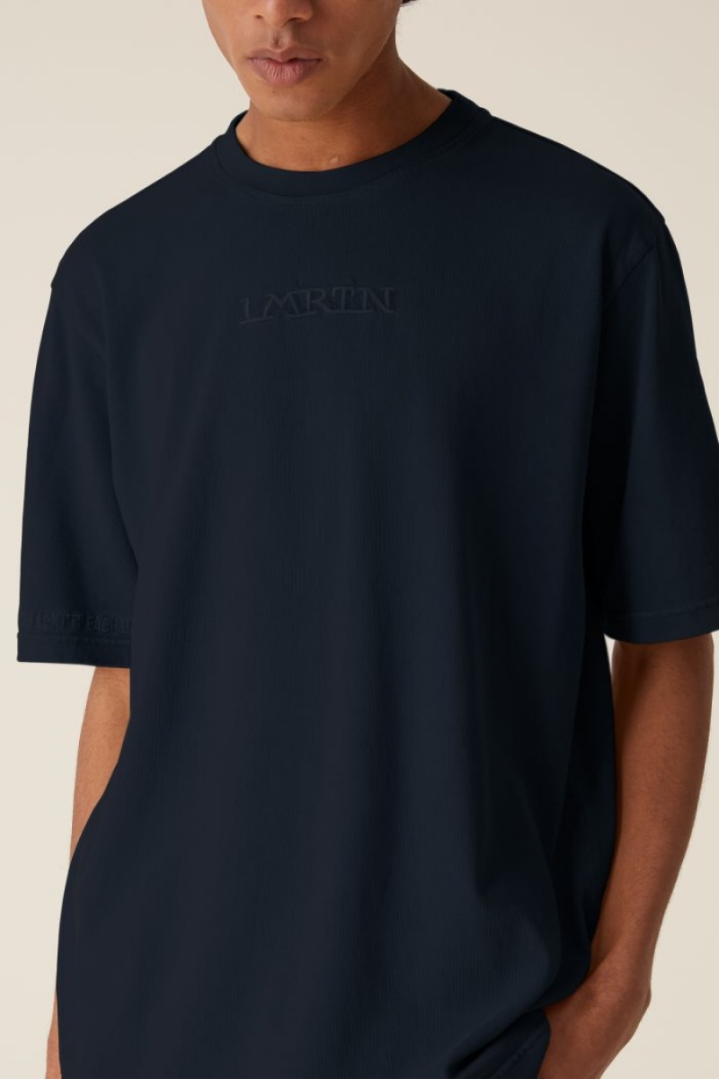 La Martina LMRTN Basic T-shirts Navy | HFSO7729