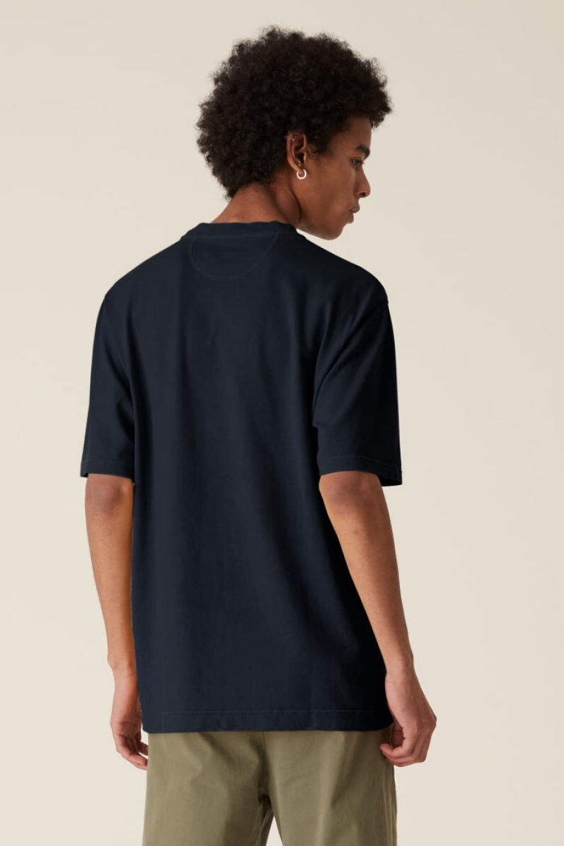 La Martina LMRTN Basic T-shirts Navy | HFSO7729