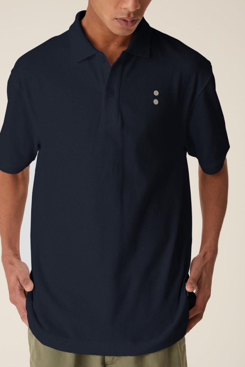 La Martina LMRTN Baumwoll Poloshirt Navy | CCRF4567