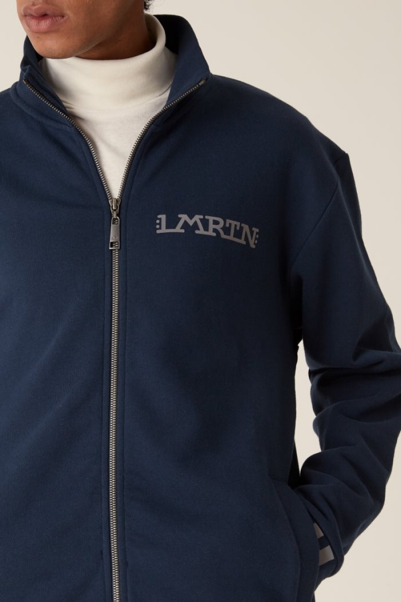 La Martina LMRTN High-neck Sweatshirt Navy | ZPQG4713