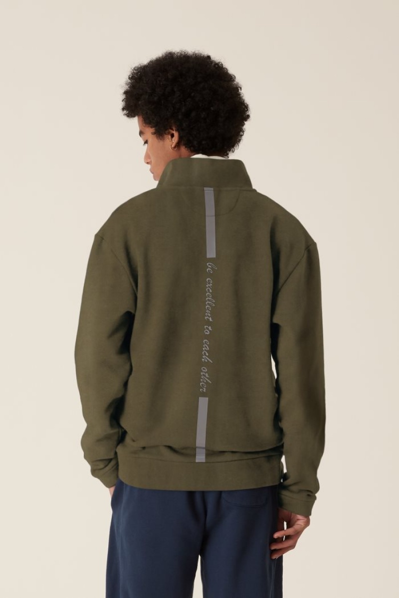 La Martina LMRTN High-neck Sweatshirt Tiefesgrün | SNVX0439