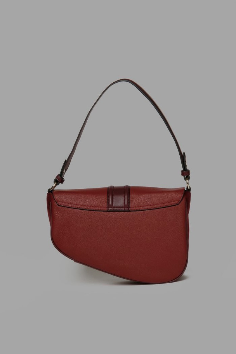 La Martina Leder Taschen Damen Bordeaux | ZAUT5566