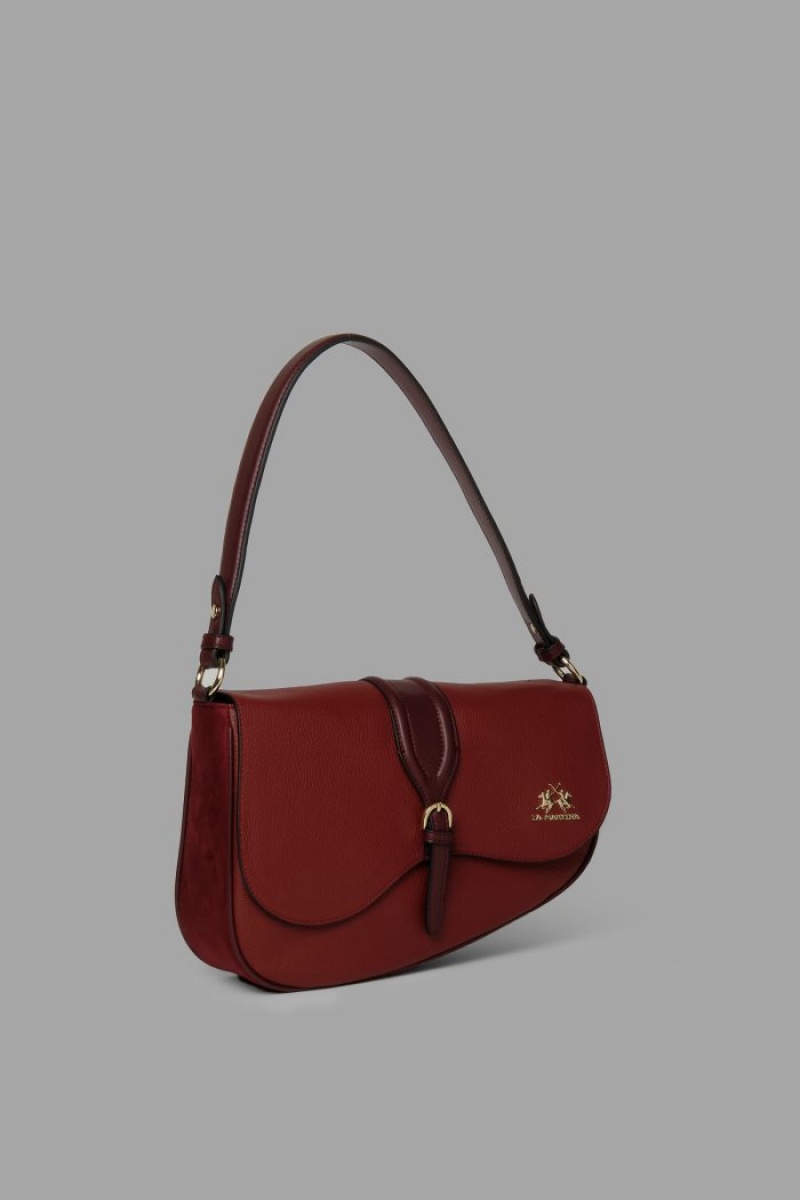 La Martina Leder Taschen Damen Bordeaux | ZAUT5566