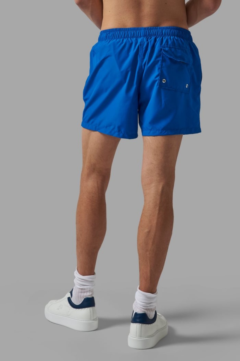 La Martina Regular-fit Badehose Herren Blau | QABR8448