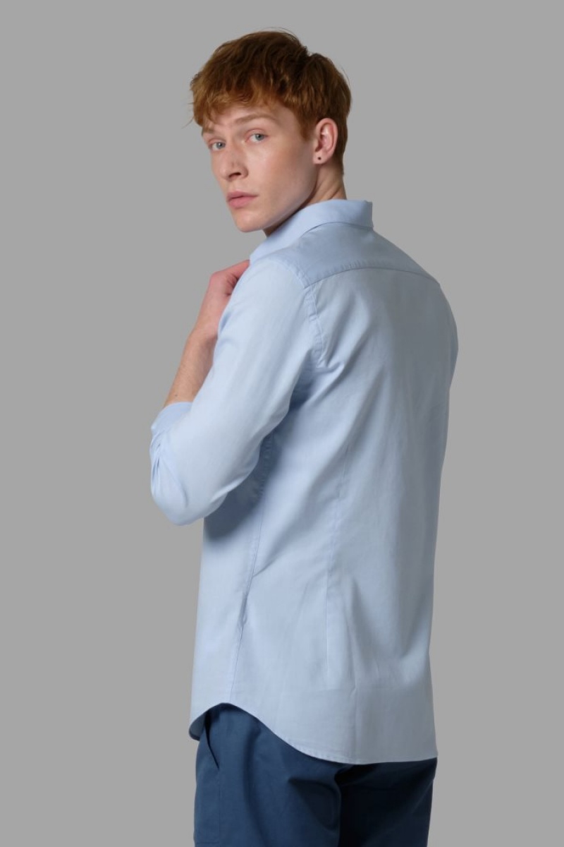 La Martina Regular-fit Hemd Herren Blau | WLAC7926