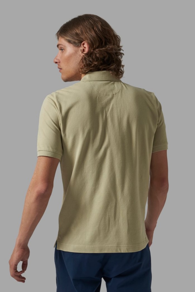 La Martina Regular-fit Klassische Piqué Poloshirt Herren Beige | SXEQ7724