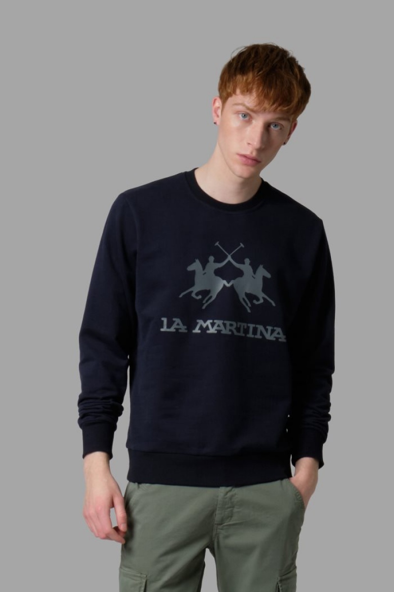 La Martina Regular-fit Pullover Herren Navy | VCOP6397