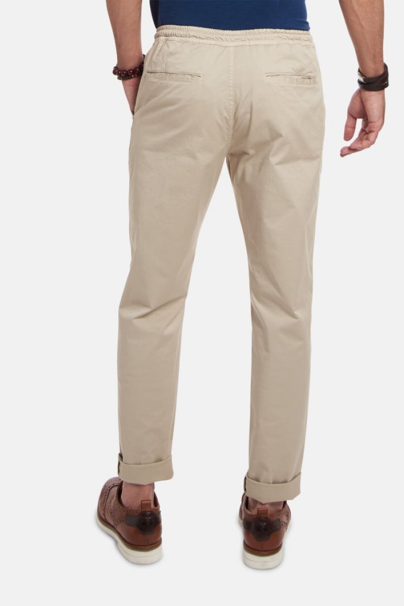 La Martina Regular-fit Stretch Baumwoll Chino-hosen Herren Beige | RBNM2361