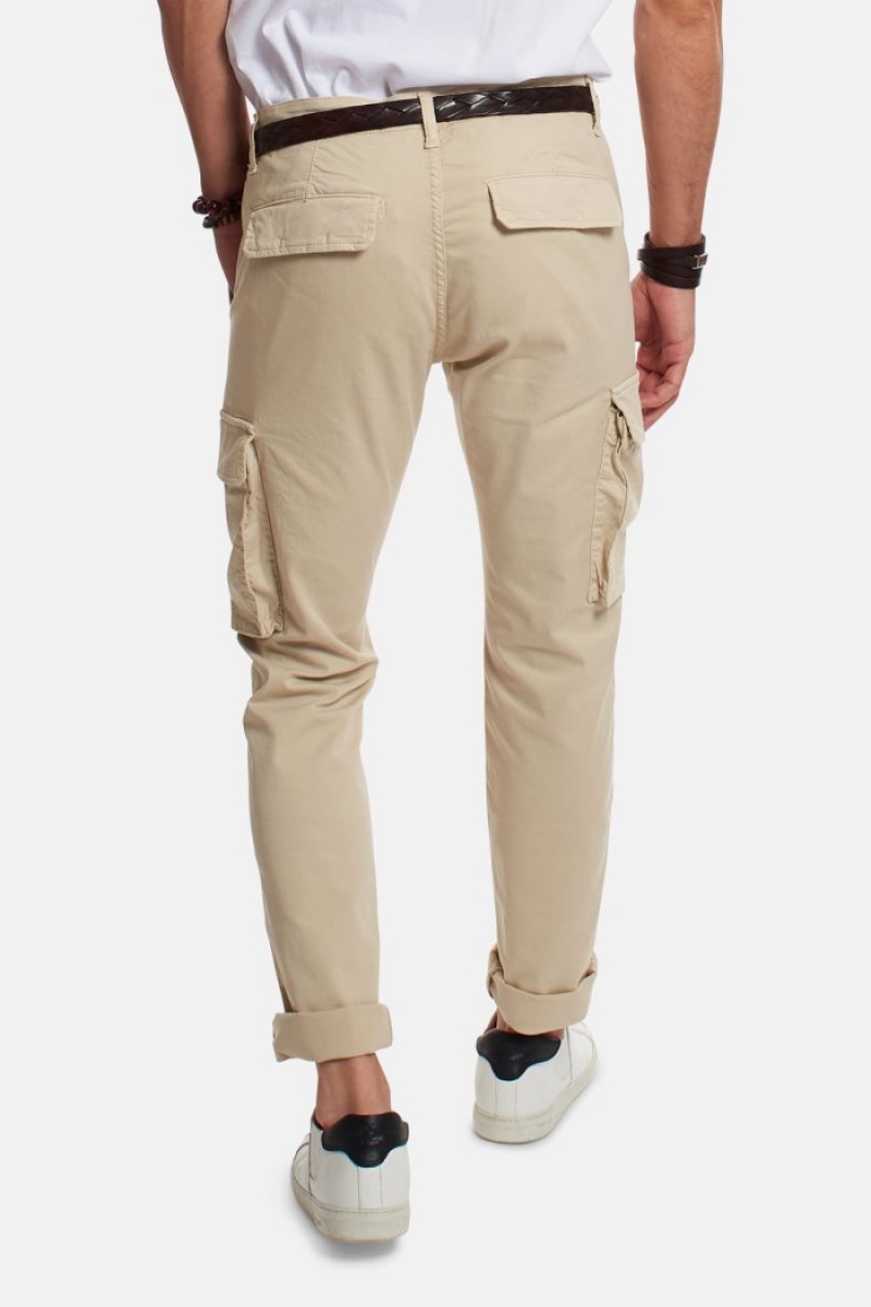 La Martina Regular-fit Stretch Baumwoll Chino-hosen Herren Beige | GFPL9674