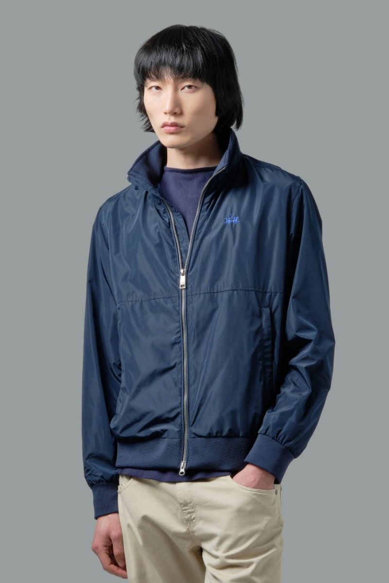 La Martina Regular-fit Synthetik Fibre Windjacke Herren Navy | HPJL1037