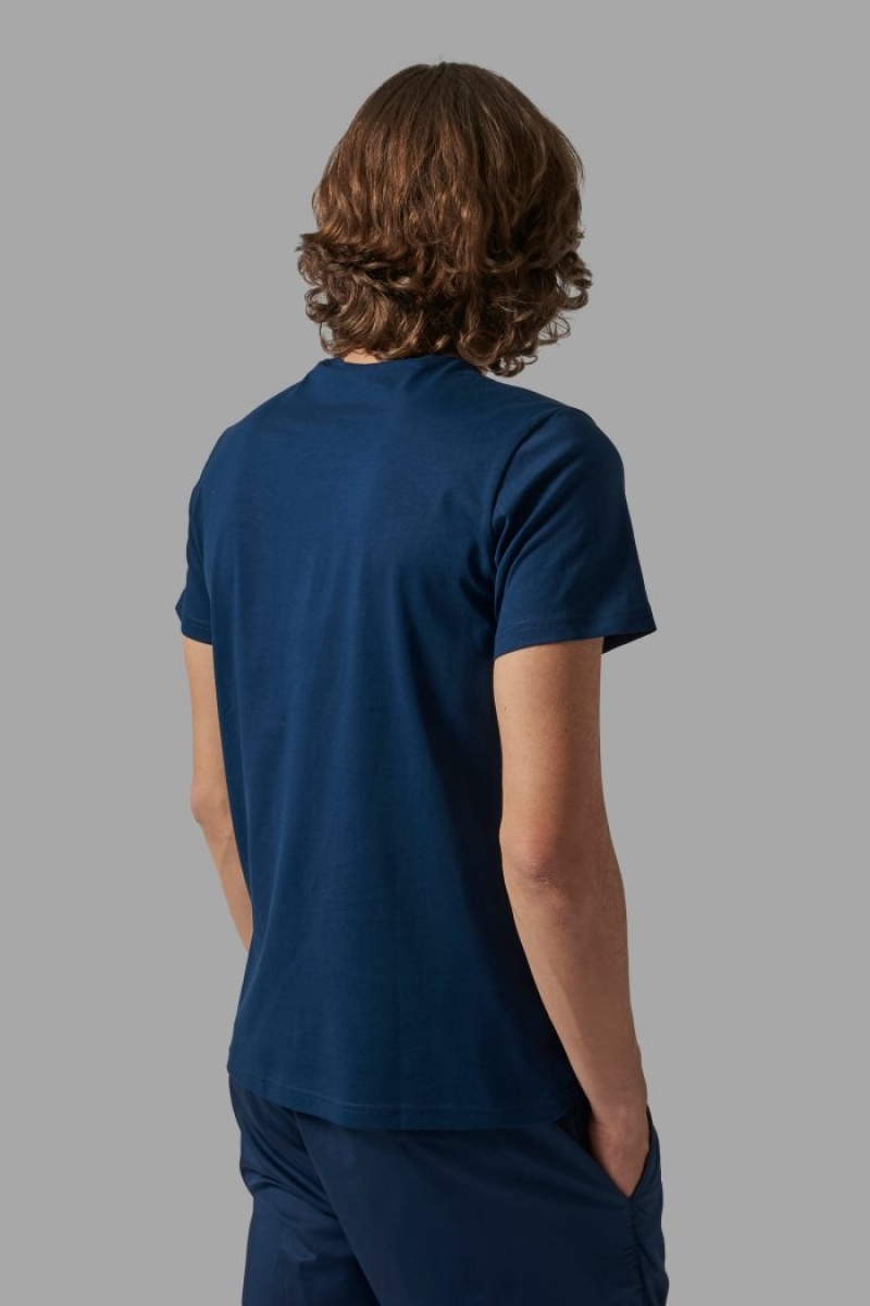 La Martina Regular-fit T-shirts Herren Navy | DASI4922