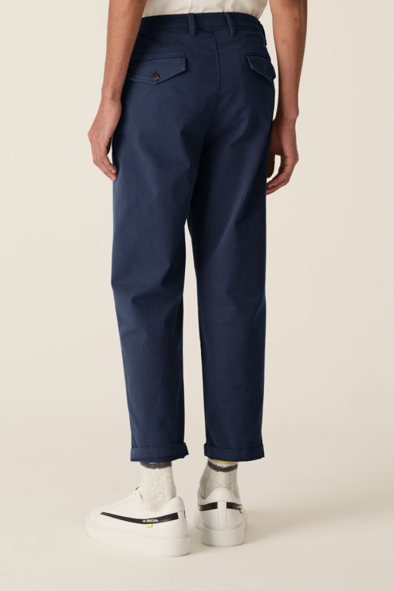 La Martina Stretch Baumwoll Chino-hosen Navy | CGIL1990