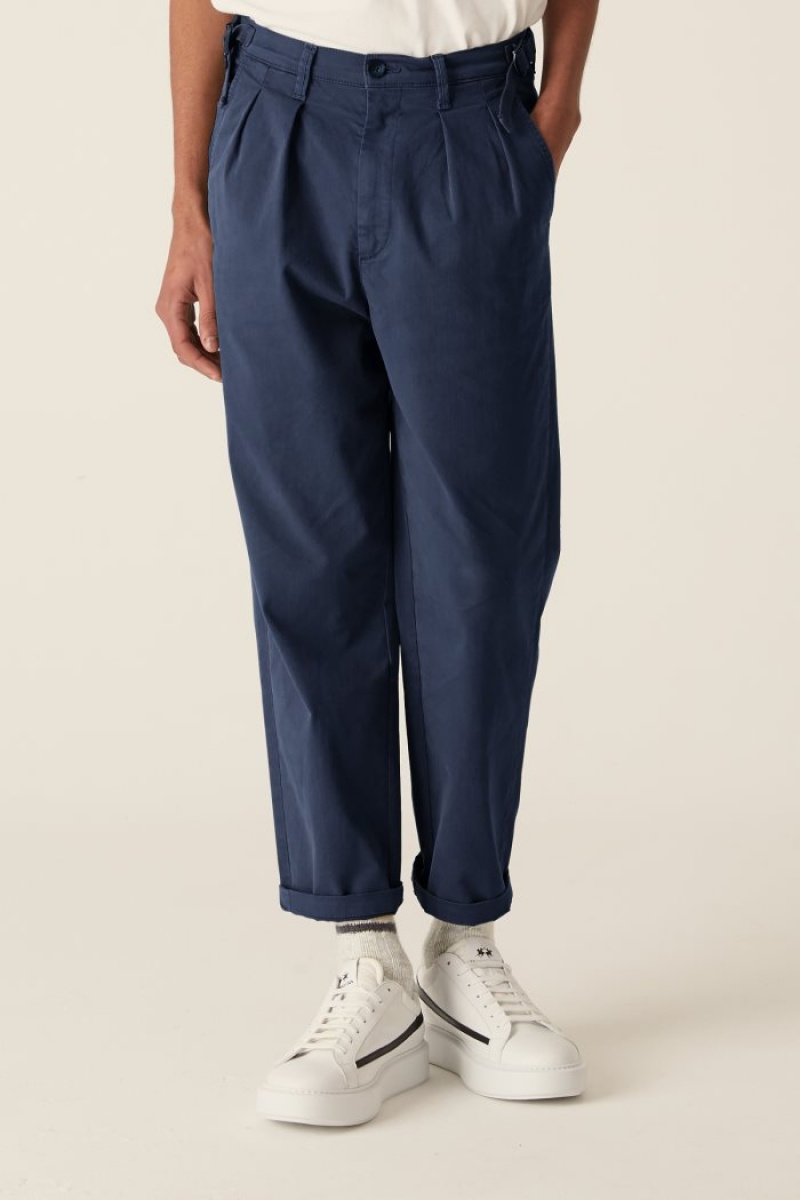 La Martina Stretch Baumwoll Chino-hosen Navy | CGIL1990