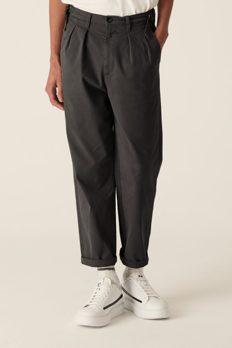 La Martina Stretch Baumwoll Chino-hosen Schwarz | LWQS7568