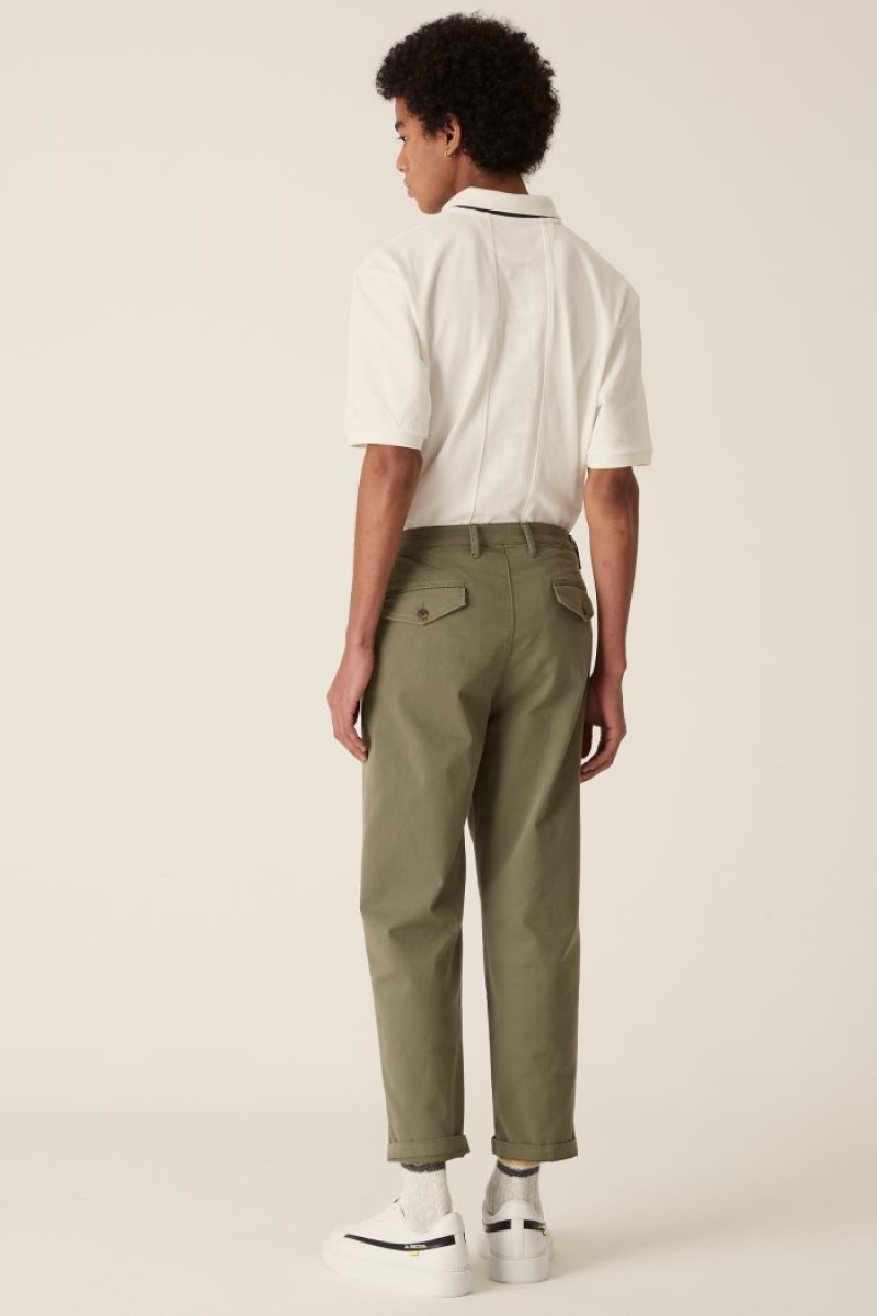 La Martina Stretch Baumwoll Chino-hosen Tiefesgrün | PJHF7815