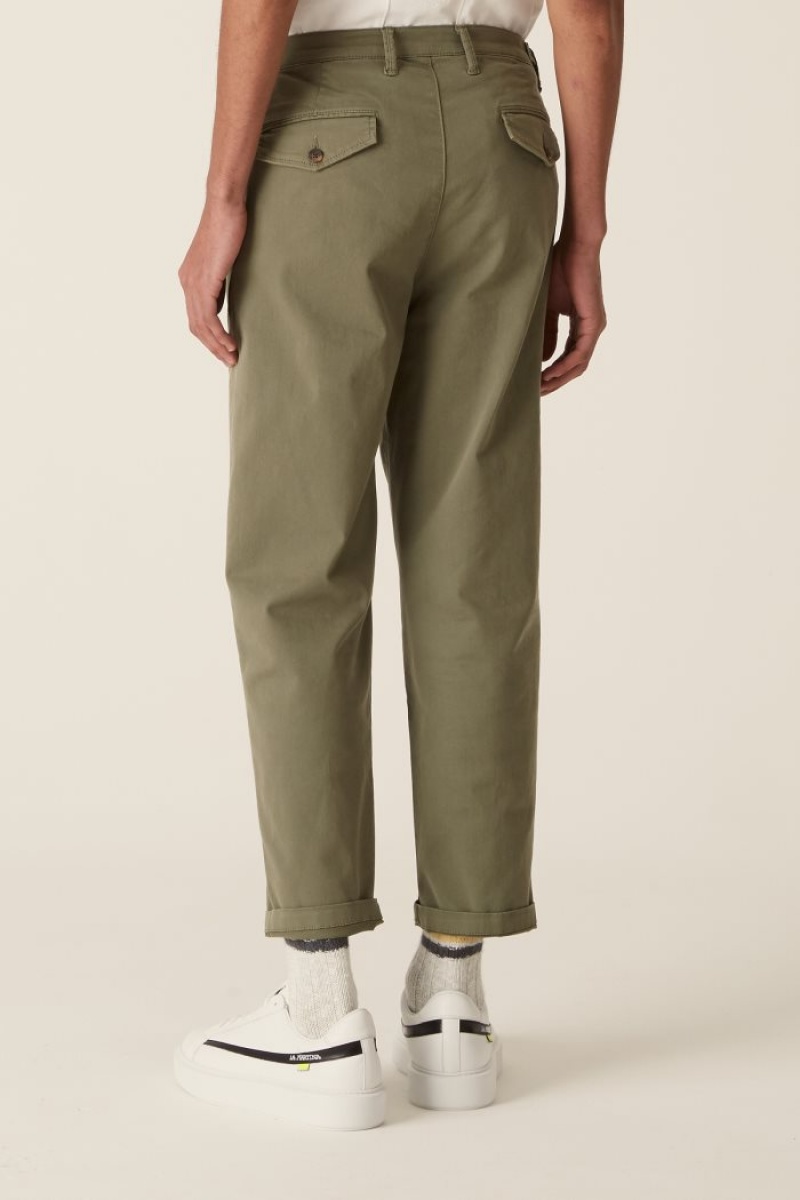 La Martina Stretch Baumwoll Chino-hosen Tiefesgrün | PJHF7815