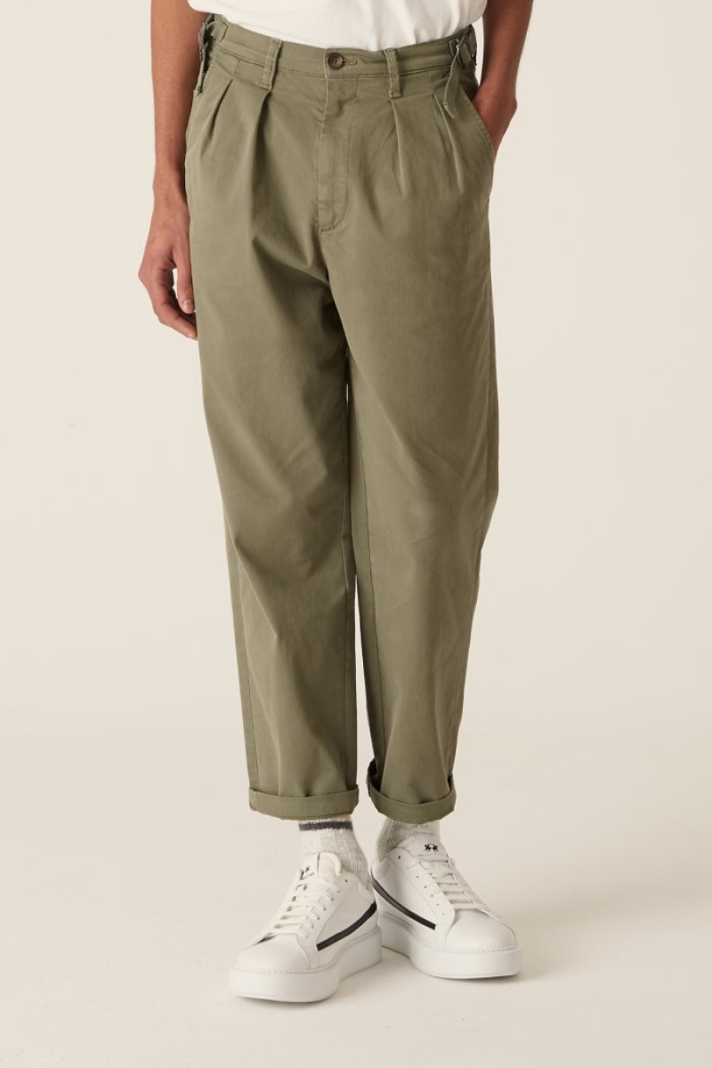 La Martina Stretch Baumwoll Chino-hosen Tiefesgrün | PJHF7815